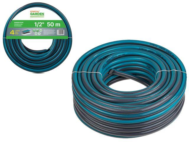 Шланг поливочный 1/2" 50м STARTUL GARDEN (ST6045-1/2-50) (4 слоя)