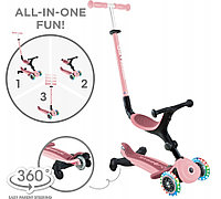Самокат-велобег Globber GO-Up Active Lights | Pastel Pink