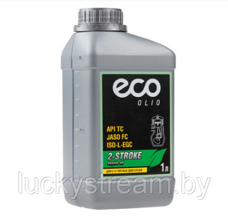 Масло моторное 2-х тактное ECO 1 л ( JASO FC, API TB;)