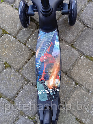Самокат Scooter мини, от 2 до 5 лет, арт. 038, человек-паук, фото 2