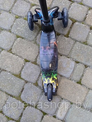 Самокат трехколесный Scooter молнии 038Z, от 2 лет, фото 2