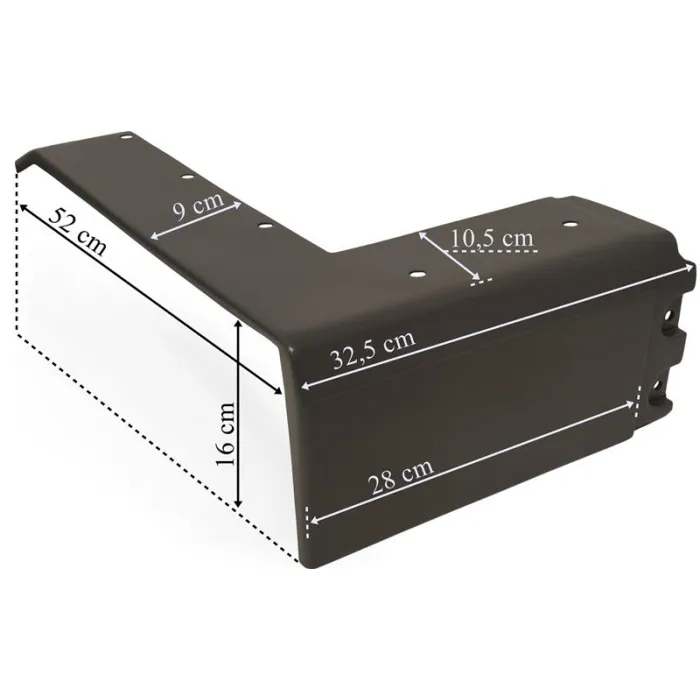 Правое крыло кабины (короткая кабина) MB ATEGO 1 (98-03)/2 (2004-) /МЕРСЕДЕС АТЕГО 1