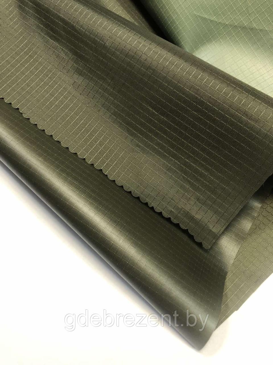 Ткань Таффета 210Т 4000ПУ рип-стоп - хаки