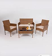 Набор мебели Лион арт.SFS011/1 коричневый, бежевый "Garden story"