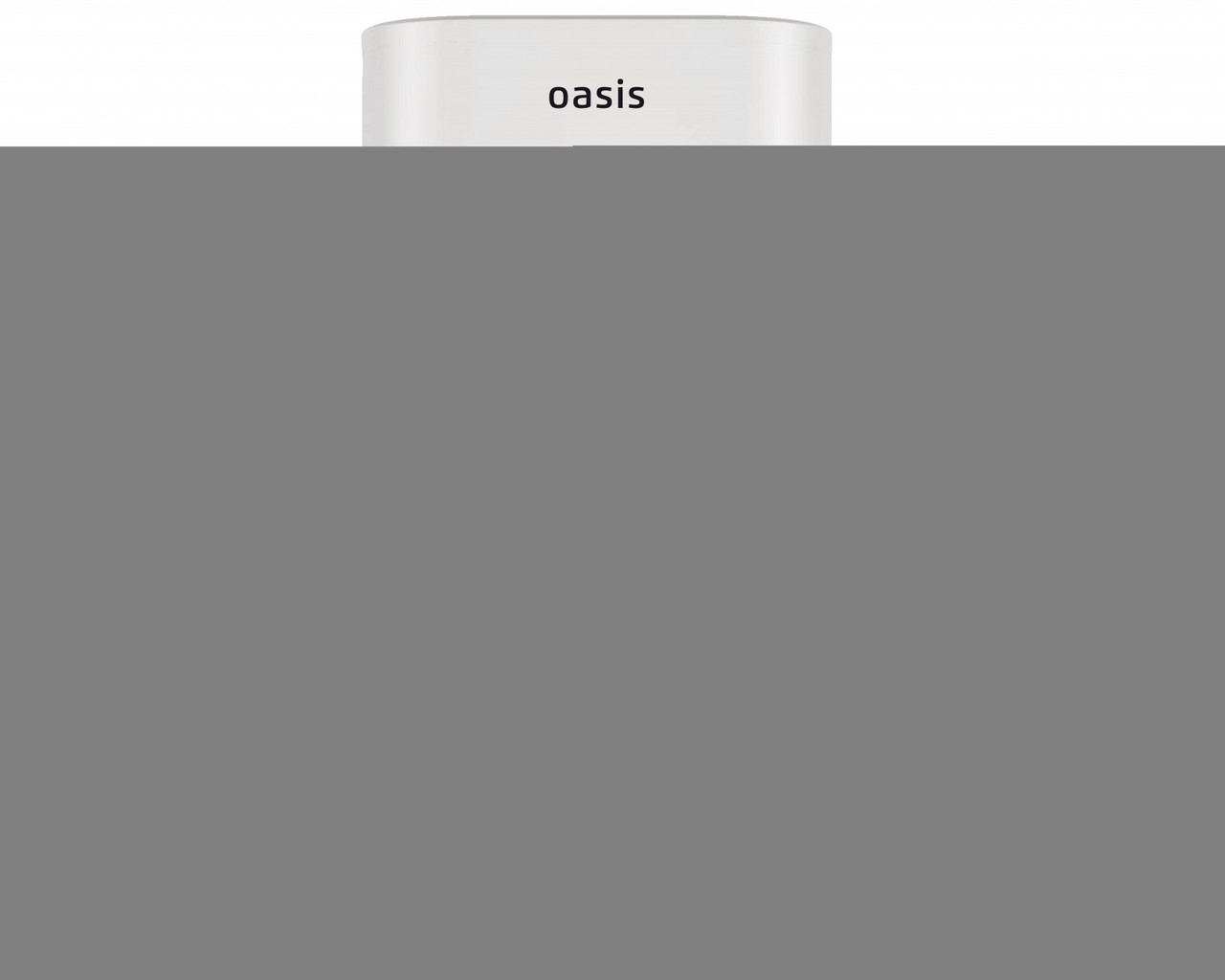 Водонагреватель накопит. Oasis АР-80 (2кВт, 80л, медный ТЭН, верт/гор., два анода, УЗО, антизамерз.)