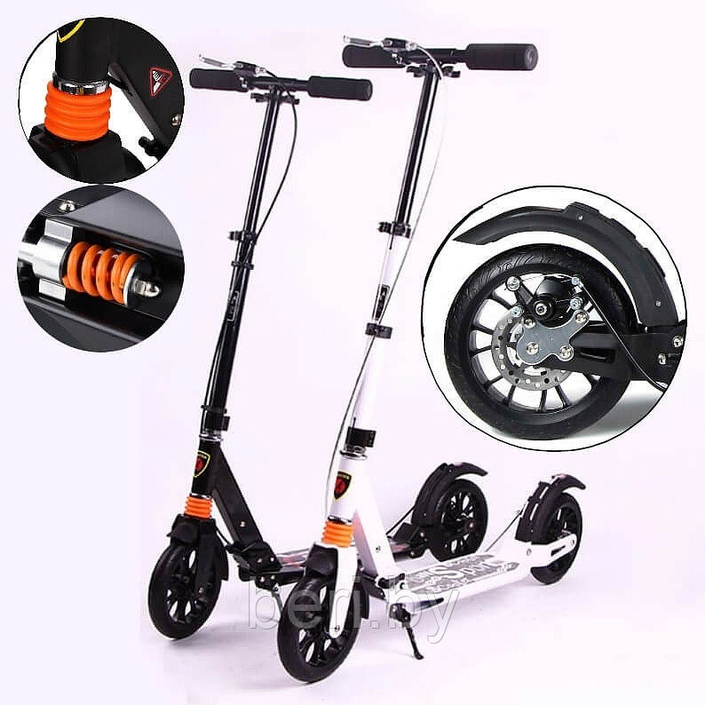 116D Самокат городской с ручным тормозом, Scooter Urban Disk