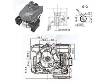 Бензиновый двигатель ECO MX196 (6 л.с)