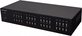 Управляемый USB over IP концентратор DistKontrolUSB-32 с 32 портами USB