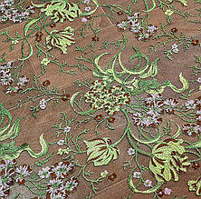 Сетка вышитая