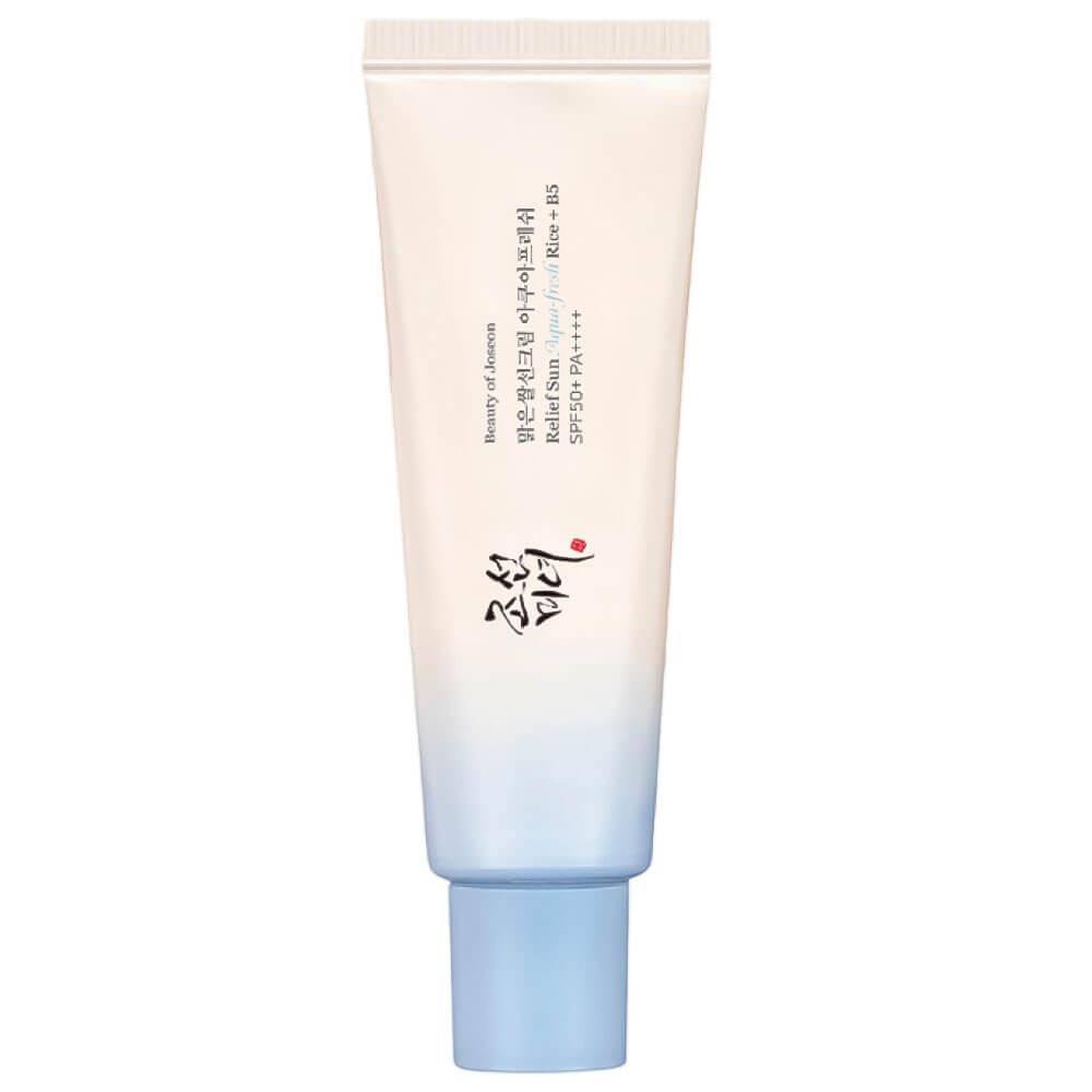 Лёгкий солнцезащитный крем с пантенолом Beauty of Joseon Relief Sun Aqua-fresh Rice+B5 SPF50+ PA++++