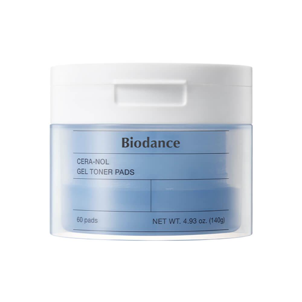 Увлажняющие гелевые тонер-пэды с ледниковой водой Biodance Cera-nol Gel Toner Pads, 60 шт