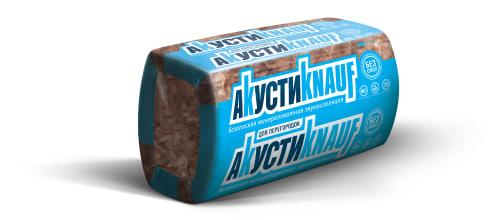 Утеплитель Звукоизоляция KNAUFINSULATION АкустиKNAUF 50х610х1230 12,0м2/0,6м3 минеральная вата