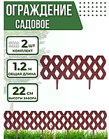 Садовое огорождение /Забор декоративный 1,2*22см