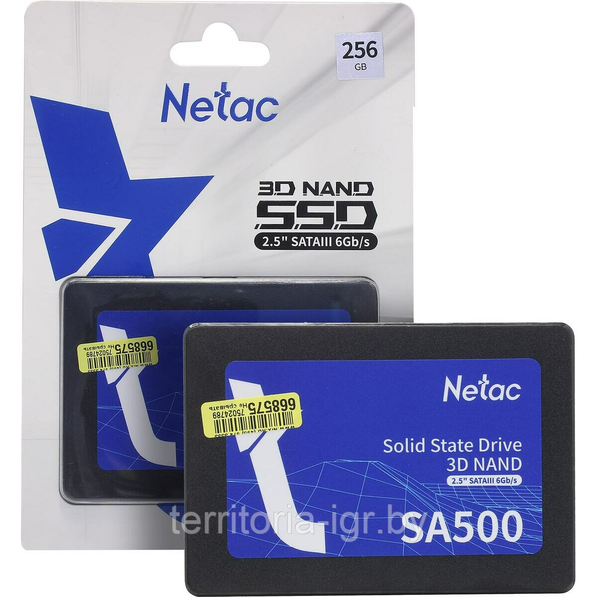 SSD-накопитель SA500 Series SATA III SSD 256GB Netac