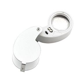 Лупа Veber 21011 (диам. 25мм, 40х, складная, с LED подсвет., в футляре) (22700)