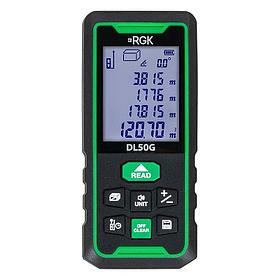 Лазерный дальномер RGK DL50G - зеленый луч