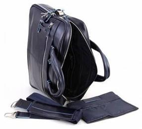 Деловая сумка Piquadro Blue Square CA2849B2/BLU2 с отделением для ноутбука синий натур.кожа