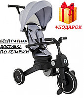 S03-2 Велосипед детский трехколесный, колеса полиуретан, родительская ручка, Pituso Leve Lux