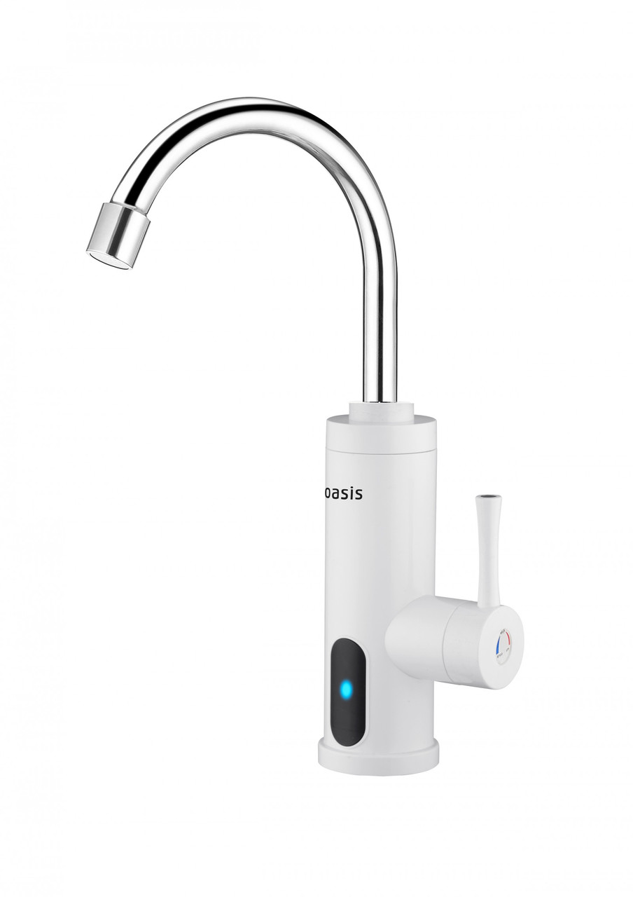 Водонагреватель проточный Oasis KP-PB (3кВт, 5бар, 60°C, 1/2", 360°, УЗО)