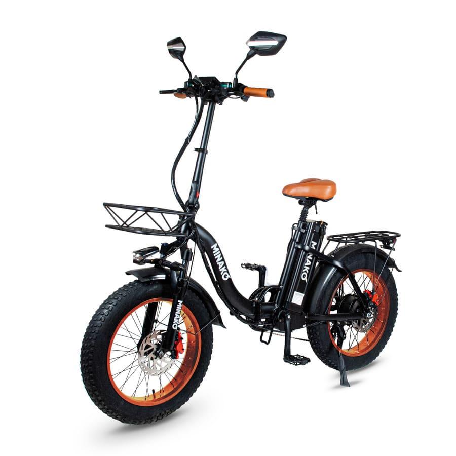 Электровелосипед Minako F11 Lite (оранжевый)