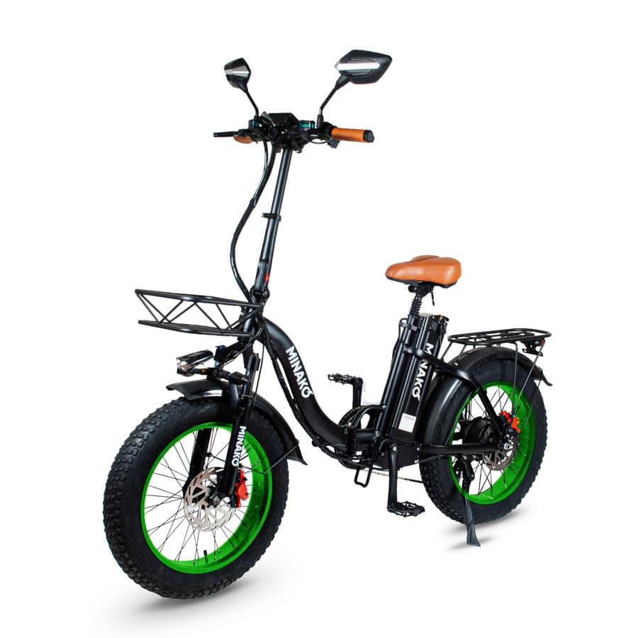 Электровелосипед Minako F11 Lite (зелёный)