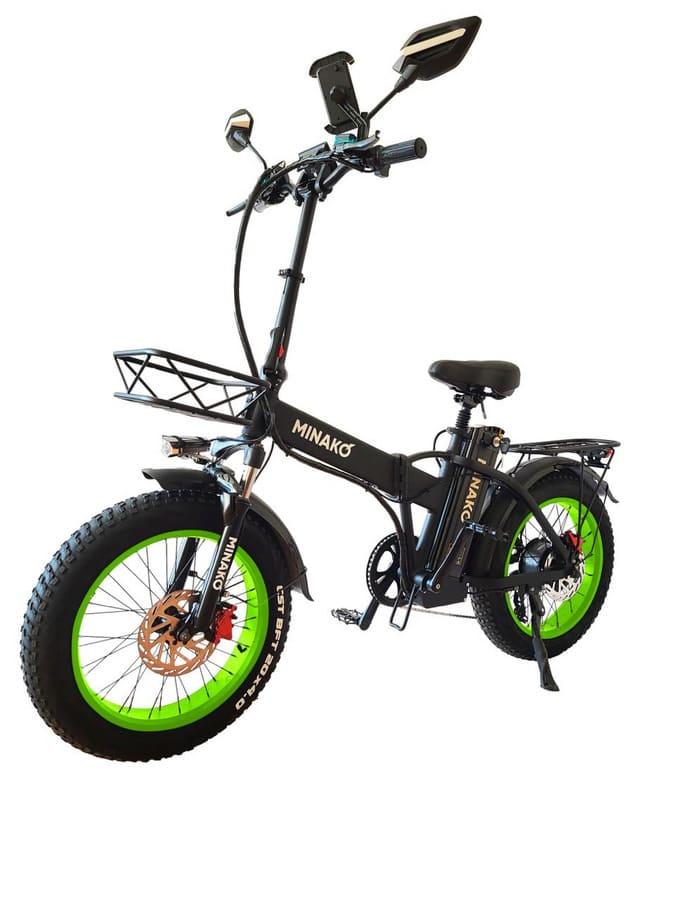 Электровелосипед Minako F10 Lite (зелёный)