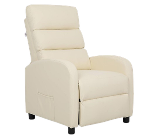 Реклайнер Calviano 2164 (экокожа, бежевый)