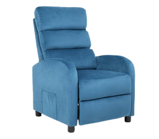 Реклайнер Calviano 2164 (велюр синий)
