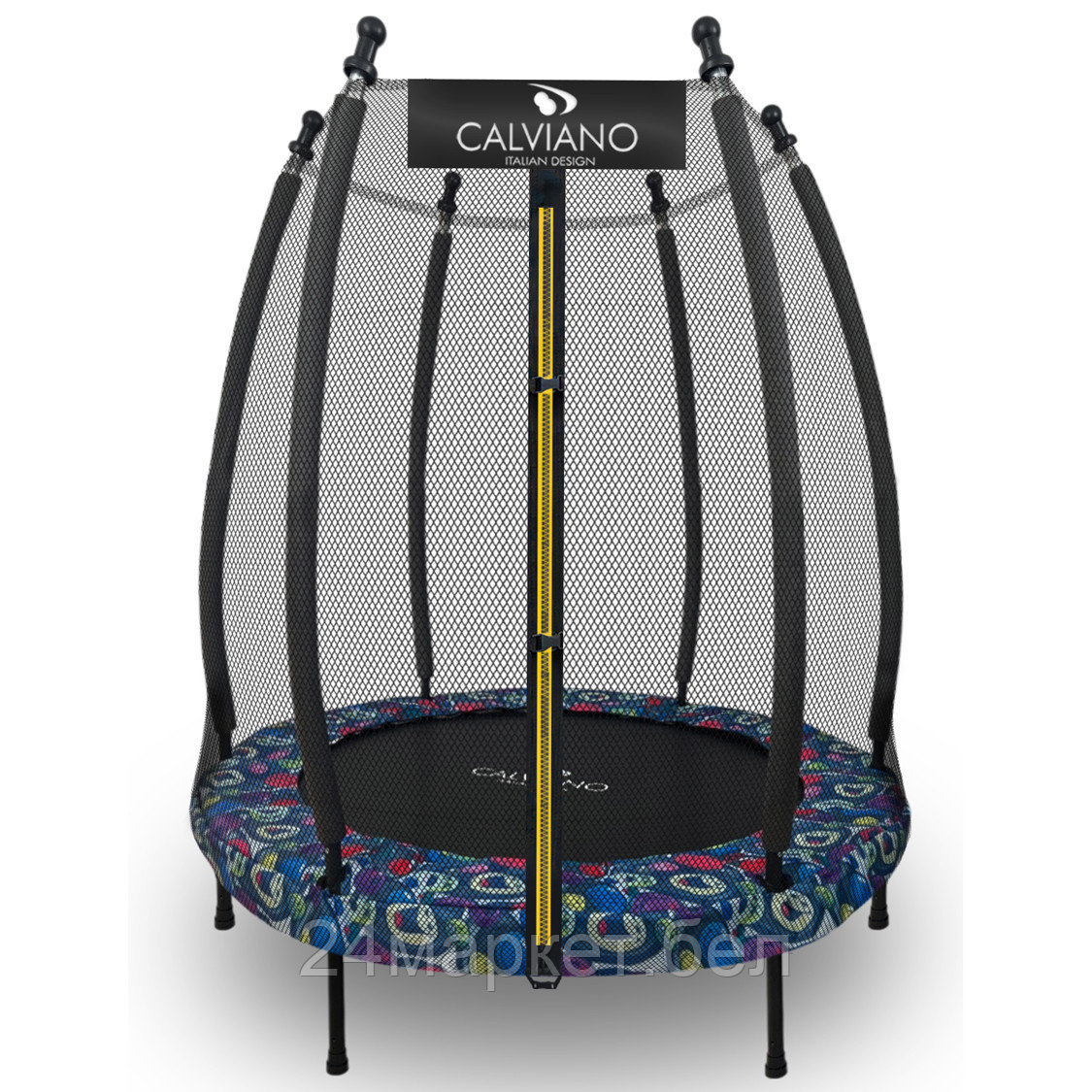Батут Calviano Master Smile Elastic Band 140 см - 4.5ft (на резинках)