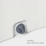 Швабра с отжимом и ведро Raccoon: ведро с отсеками для полоскания и отжима 13 л, швабра плоская, запасная, фото 4