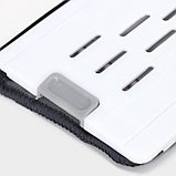 Швабра с отжимом и ведро Raccoon: ведро с отсеками для полоскания и отжима 13 л, швабра плоская, запасная, фото 7