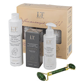 La and Te beaute Набор косметики Увлажняющий уход Тоник+Эссенция+Пенка+Массажный рол. LT11R