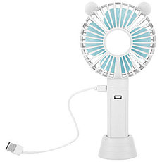 Настольный вентилятор Energy EN-0610 белый USB (4 Вт) аккумулятор, фото 3