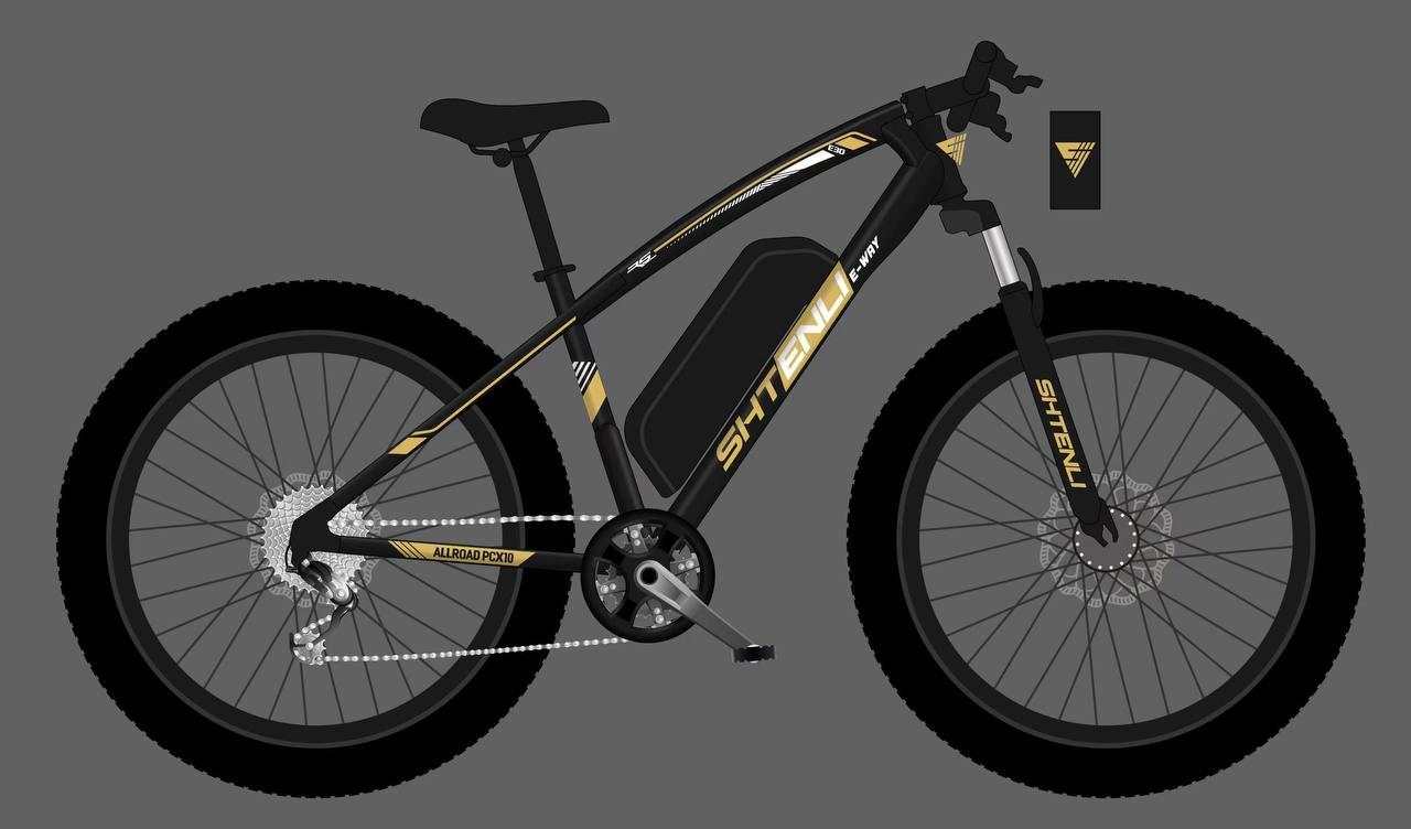Электровелосипед Shtenli Allroad PCX10 36V10.4А на спицах