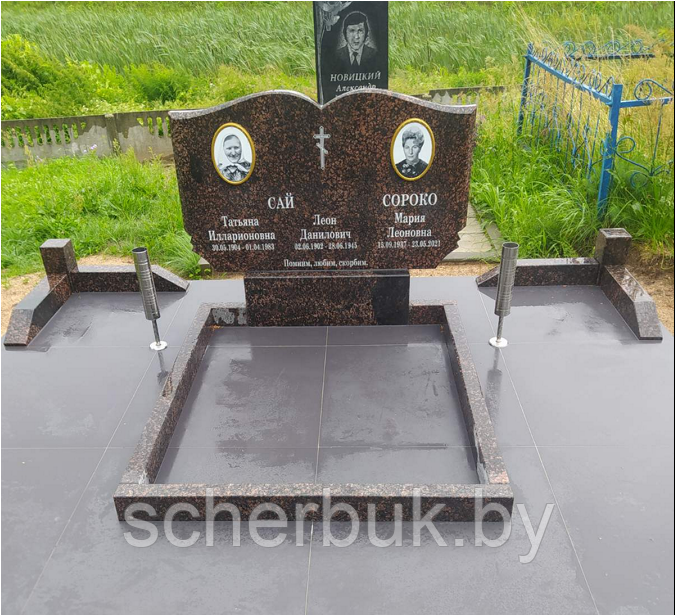 Изготовление памятников в Минске для двоих