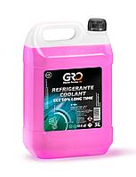 Антифриз красный G12+ GRO GCC-50% LONG TIME-ROSA, канистра 5 л