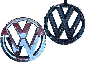 Эмблема VW PASSAT B7/ TOURAN/ CADDY 2010-2015 в решетку радиатора, диаметр  135мм,  322029