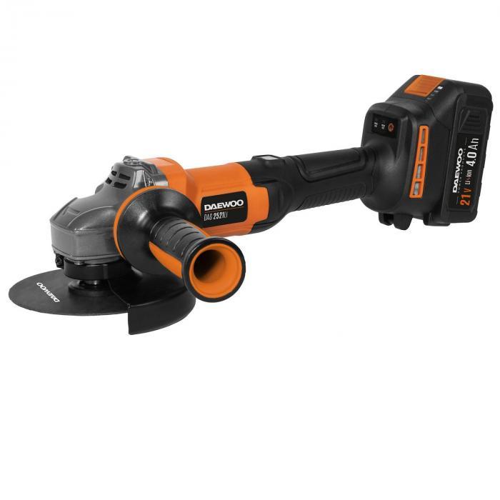 Углошлифмашина аккумуляторная DAEWOO DAG 2521Li SET