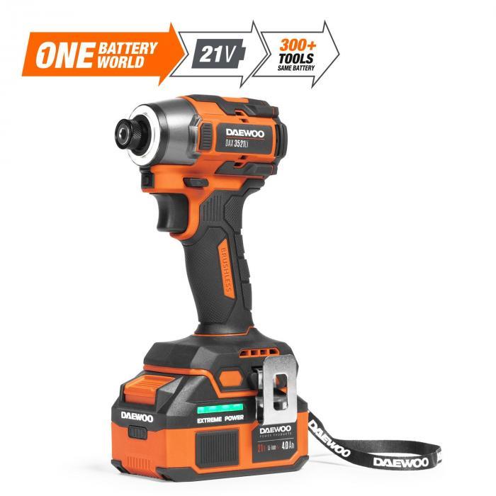 Винтоверт аккумуляторный DAEWOO DAX 3521Li SET