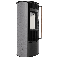 Печь-камин Kratki ERIK Gray Satin KDJ