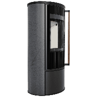 Печь-камин Kratki ERIK Grafite Satin KDJ