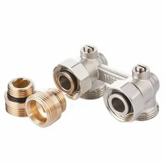 Двухтрубный вентиль PRADEX угловой 1/2"х3/4"