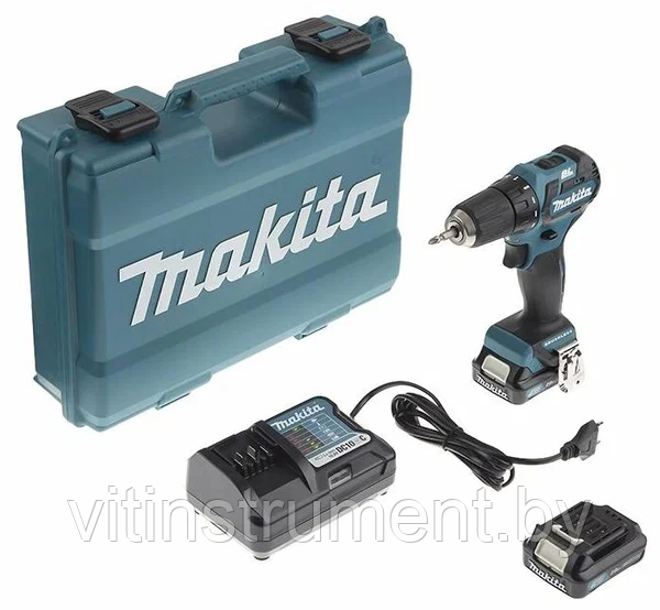 Дрель-шуруповерт аккумуляторная MAKITA DF 332 DWAE (DF332DWAE)