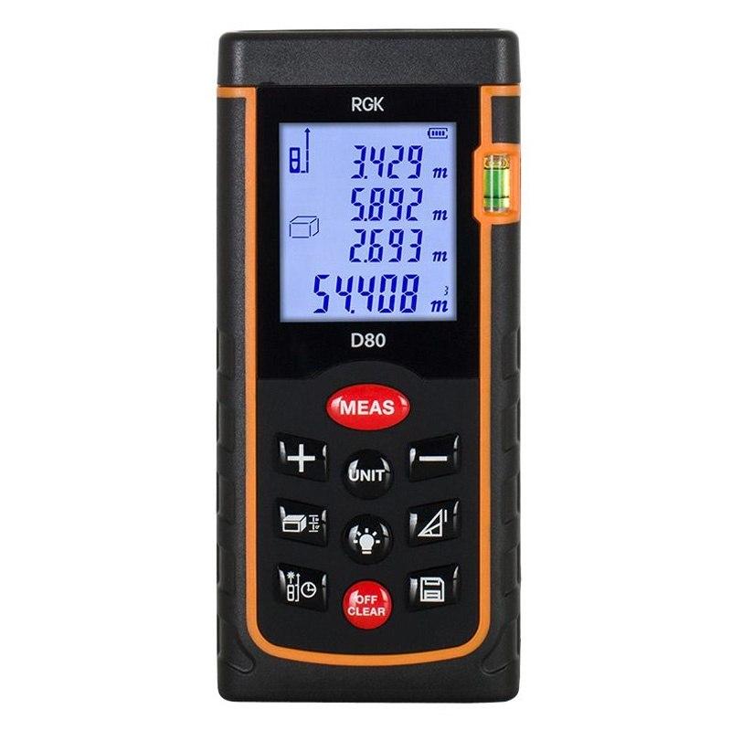 Лазерный дальномер 80 м RGK D80