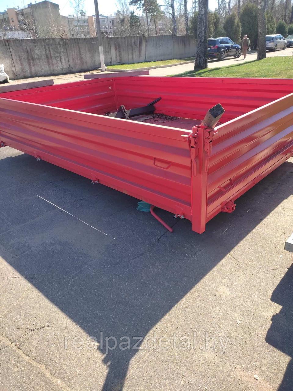Платформа-самосвал на базе ГАЗ-3309 (ГАЗ-САЗ 3507-01 и 35071) (3-х стор.разгр) с подрамником, 3507-01-8500010
