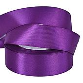 Лента атласная, 25 мм*23 м, аметистовый