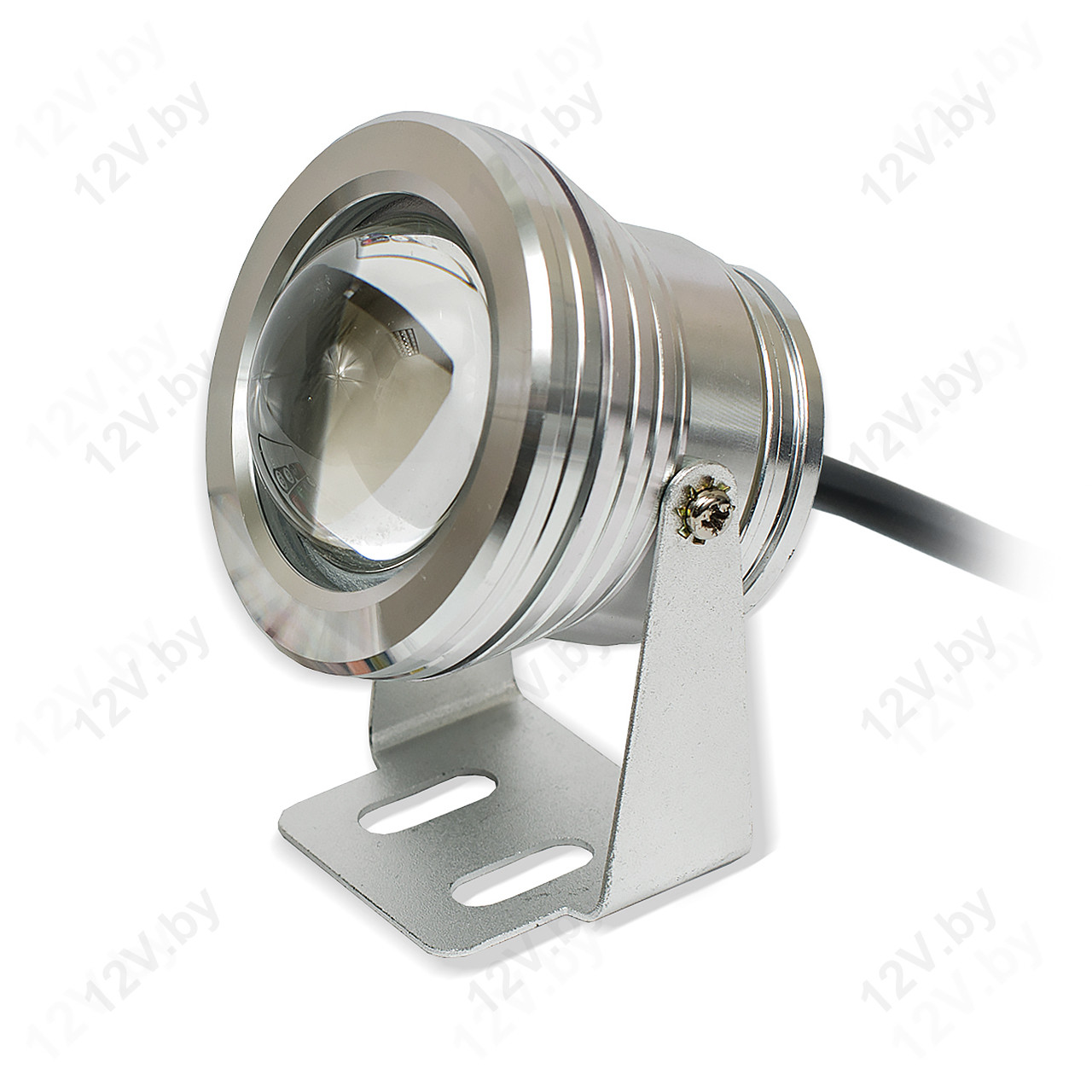 Светодиодный прожектор 10W IP68 220V White Стальной [S]