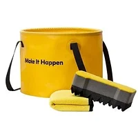 Набор для уборки Xiaomi HOTO Outdoor Wash Kit ведро складное, тряпка, губка QWOGJ002 Yellow
