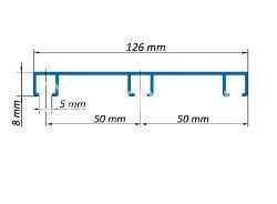 Карниз трехрядный для штор "Decora 3\3", фото 2