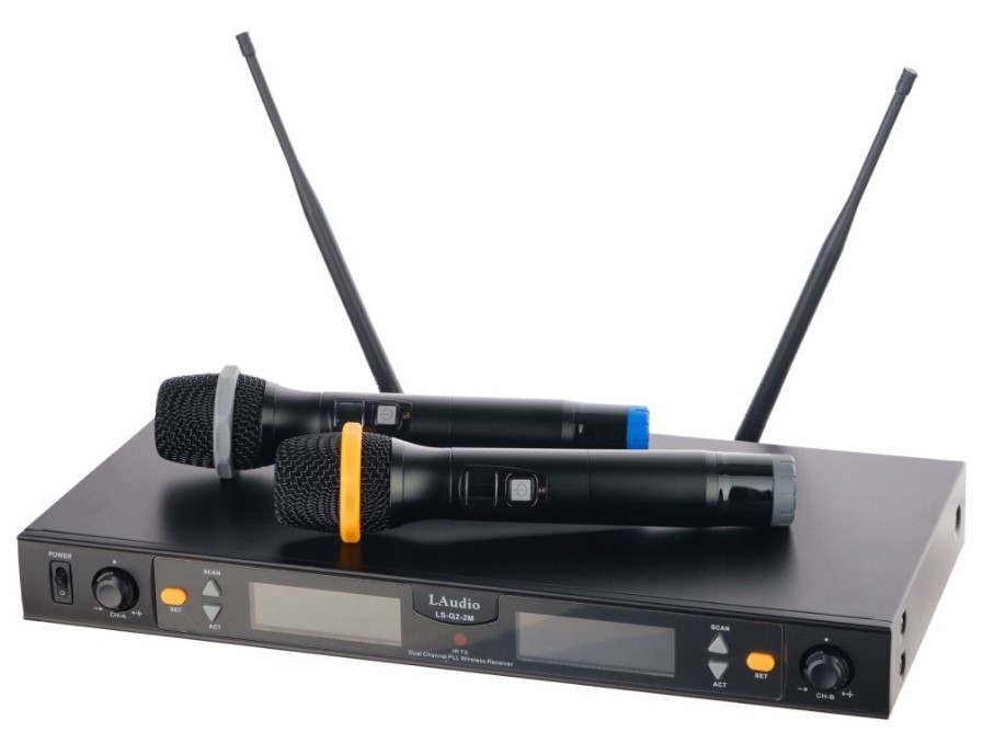 LAudio LS-Q2-2M Беспроводная микрофонная система, 2 ручных передатчика